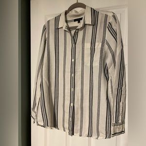 Banana Republic Striped Shirt Size M